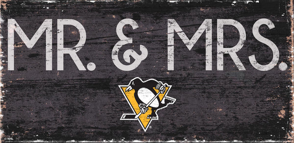 Wholesale NHL / H0732-Mr & Mrs 6x12 / H0732-Pittsburgh Penguins