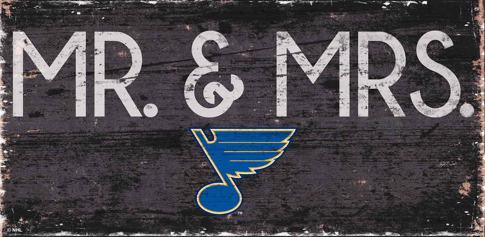 Wholesale NHL / H0732-Mr & Mrs 6x12 / H0732-St Louis Blues