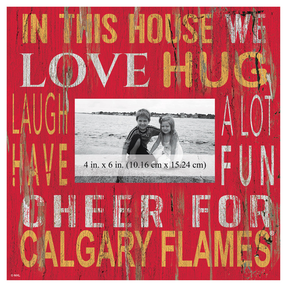 Wholesale NHL / H0734-In this House Frame / H0734-Calgary Flames