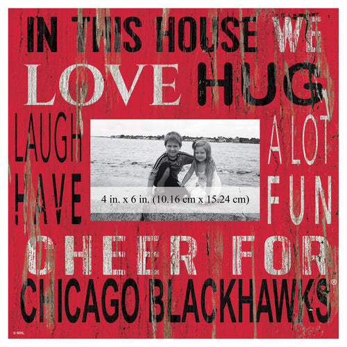 Wholesale NHL / H0734-In this House Frame / H0734-Chicago Blackhawks