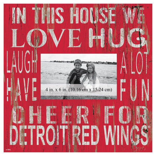 Wholesale NHL / H0734-In this House Frame / H0734-Detroit Red Wings