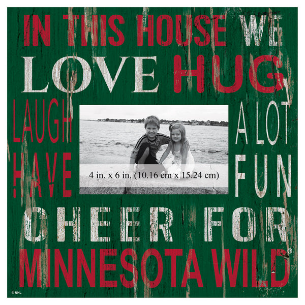 Wholesale NHL / H0734-In this House Frame / H0734-Minnesota WIld