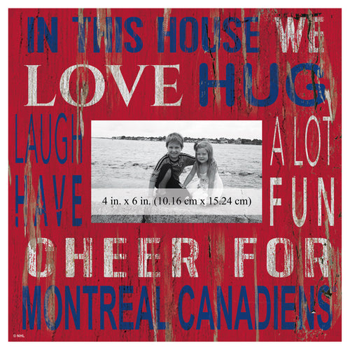 Wholesale NHL / H0734-In this House Frame / H0734-Montreal Canadiens