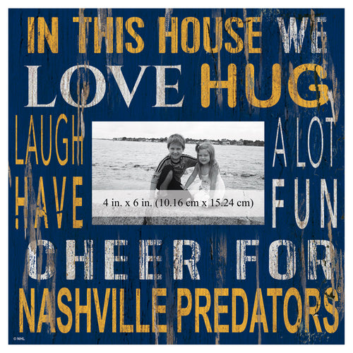 Wholesale NHL / H0734-In this House Frame / H0734-Nashville Predators