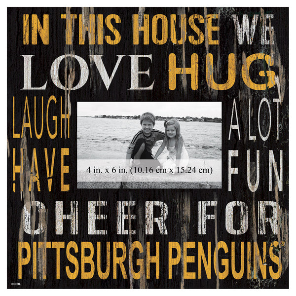 Wholesale NHL / H0734-In this House Frame / H0734-Pittsburgh Penguins