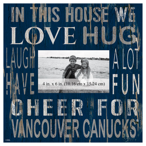 Wholesale NHL / H0734-In this House Frame / H0734-Vancouver Canucks