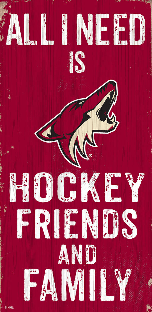 Wholesale NHL / H0738-All I Need 6x12 V / H0738-Arizona Coyotes