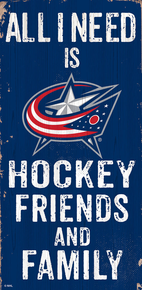 Wholesale NHL / H0738-All I Need 6x12 V / H0738-Columbus Blue Jackets