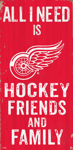 Wholesale NHL / H0738-All I Need 6x12 V / H0738-Detroit Red Wings