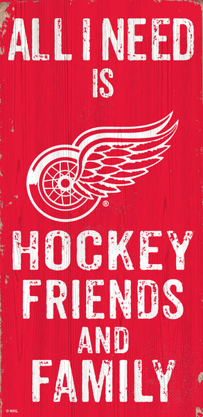Wholesale NHL / H0738-All I Need 6x12 V / H0738-Detroit Red Wings