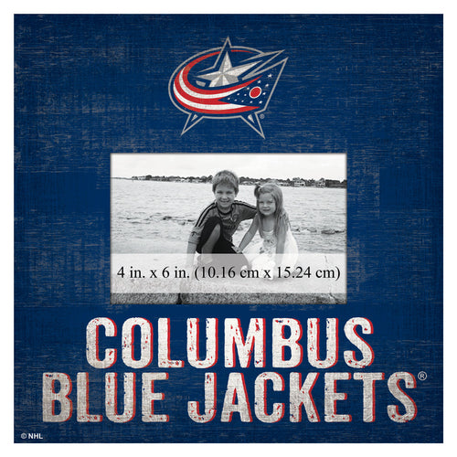Wholesale NHL / H0739-Team Name Frame / H0739-Columbus Blue Jackets