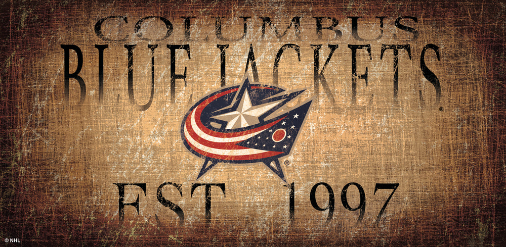 Wholesale NHL / H0746-Historic 6x12 / H0746-Columbus Blue Jackets