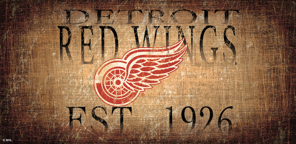 Wholesale NHL / H0746-Historic 6x12 / H0746-Detroit Red Wings