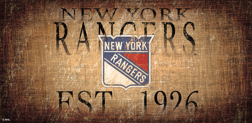 Wholesale NHL / H0746-Historic 6x12 / H0746-New York Rangers
