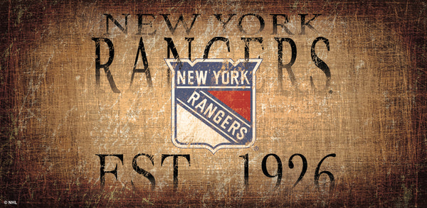 Wholesale NHL / H0746-Historic 6x12 / H0746-New York Rangers