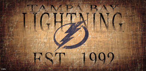 Wholesale NHL / H0746-Historic 6x12 / H0746-Tampa Bay Lightning