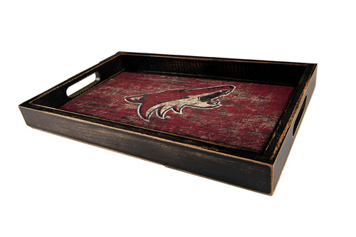 Wholesale NHL / H0760-Distressed Tray w Team Color / H0760-Arizona Coyotes