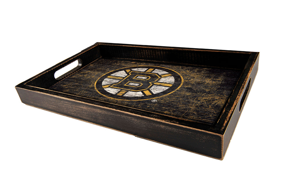 Wholesale NHL / H0760-Distressed Tray w Team Color / H0760-Boston Bruins
