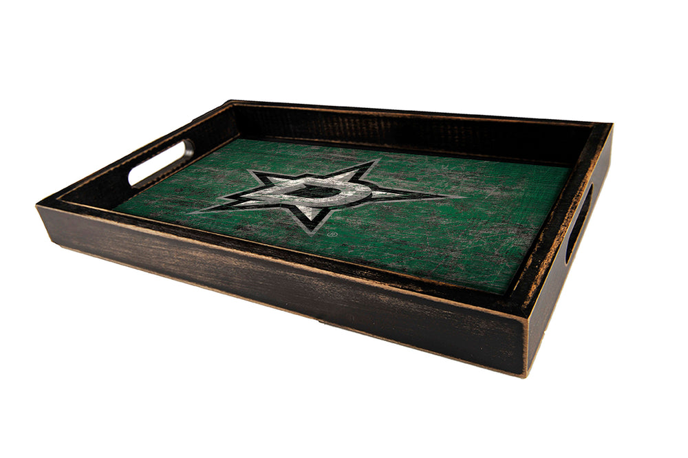 Wholesale NHL / H0760-Distressed Tray w Team Color / H0760-Dallas Stars