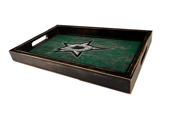 Wholesale NHL / H0760-Distressed Tray w Team Color / H0760-Dallas Stars