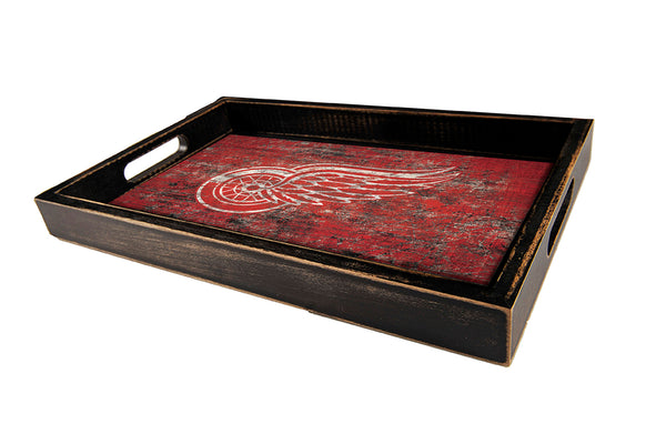 Wholesale NHL / H0760-Distressed Tray w Team Color / H0760-Detroit Red Wings