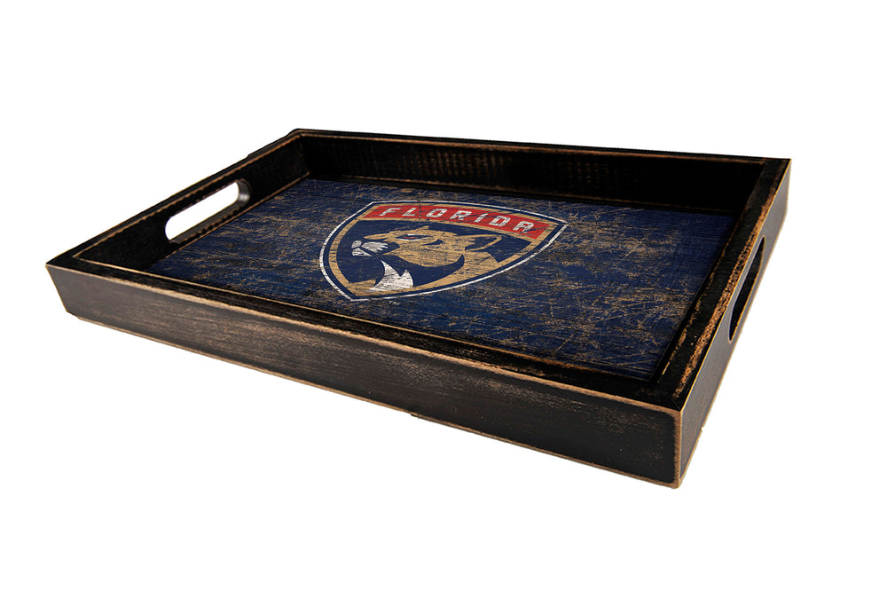 Wholesale NHL / H0760-Distressed Tray w Team Color / H0760-Florida Panthers