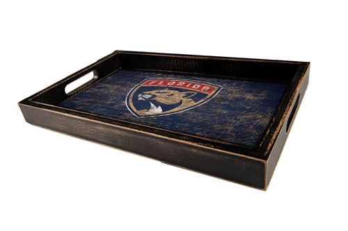 Wholesale NHL / H0760-Distressed Tray w Team Color / H0760-Florida Panthers