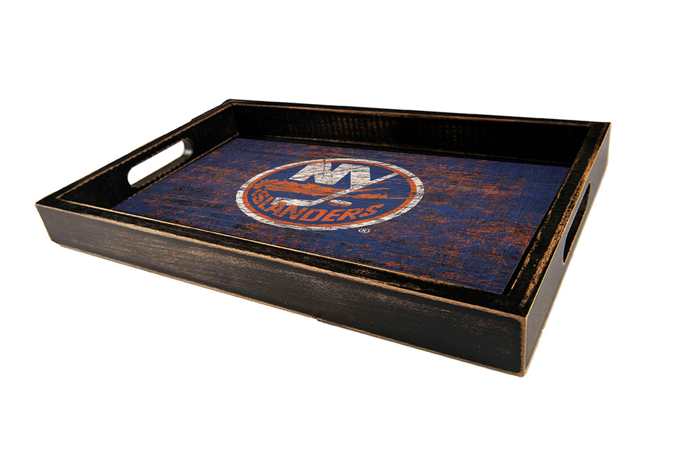 Wholesale NHL / H0760-Distressed Tray w Team Color / H0760-New York Islanders