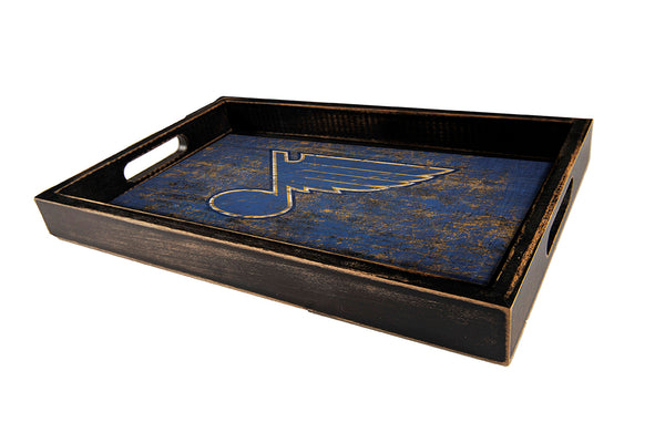 Wholesale NHL / H0760-Distressed Tray w Team Color / H0760-St. Louis Blues