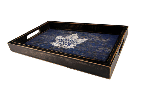 Wholesale NHL / H0760-Distressed Tray w Team Color / H0760-Toronto Maple Leaf