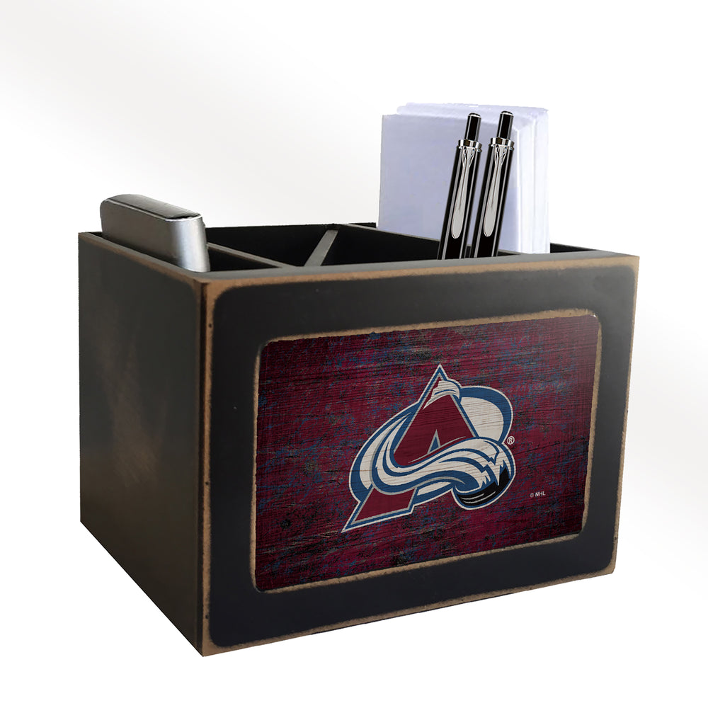 Wholesale NHL / H0767-Desktop Organizer / H0767-Colorado Avalanche