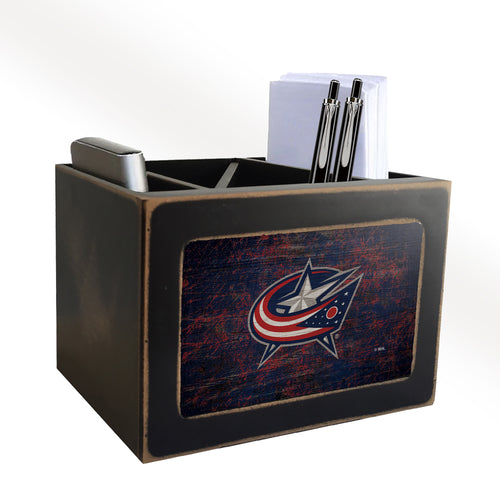 Wholesale NHL / H0767-Desktop Organizer / H0767-Columbus Blue Jackets