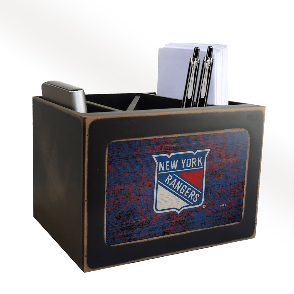 Wholesale NHL / H0767-Desktop Organizer / H0767-New York Rangers