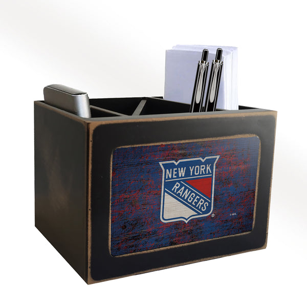 Wholesale NHL / H0767-Desktop Organizer / H0767-New York Rangers