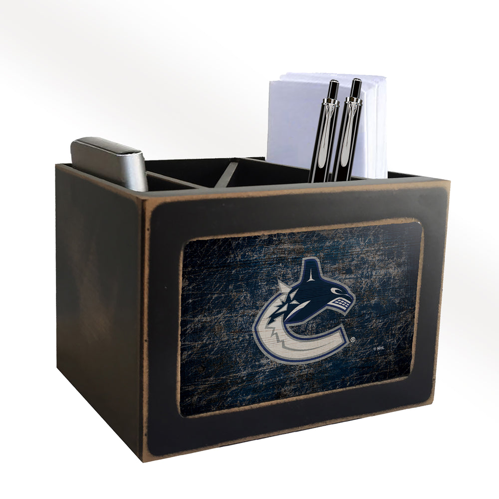 Wholesale NHL / H0767-Desktop Organizer / H0767-Vancouver Canucks