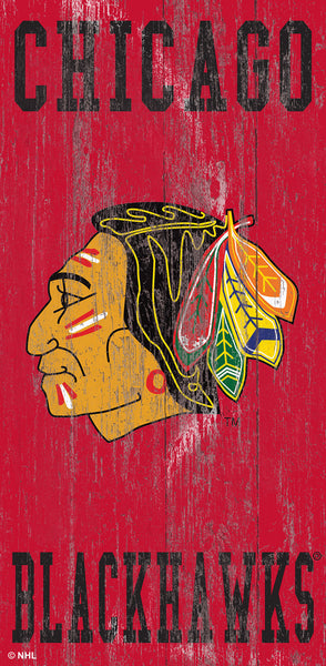 Wholesale NHL / H0786-Heritage Name 6x12 / H0786-Chicago Blackhawks