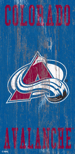 Wholesale NHL / H0786-Heritage Name 6x12 / H0786-Colorado Avalanche