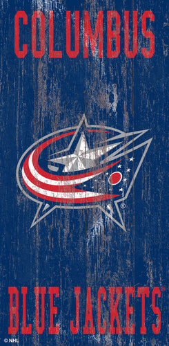Wholesale NHL / H0786-Heritage Name 6x12 / H0786-Columbus Blue Jackets
