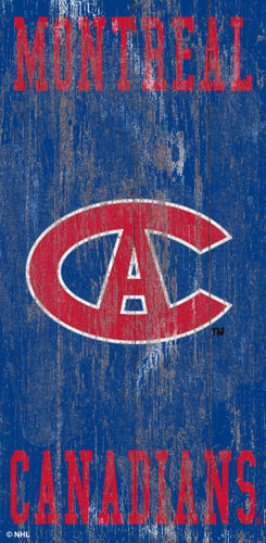 Wholesale NHL / H0786-Heritage Name 6x12 / H0786-Montreal Canadians