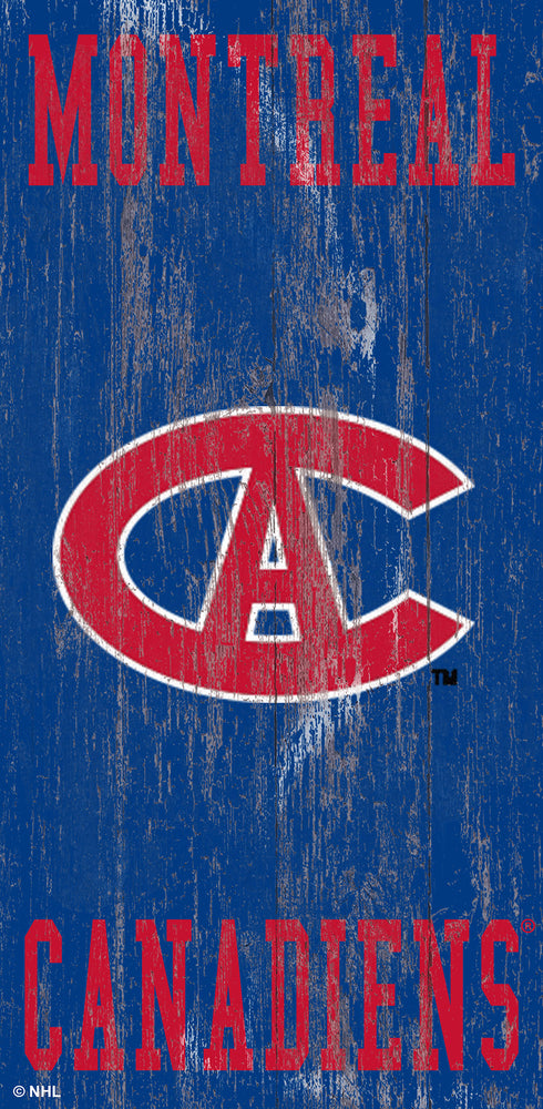 Wholesale NHL / H0786-Heritage Name 6x12 / H0786-Montreal Canadiens