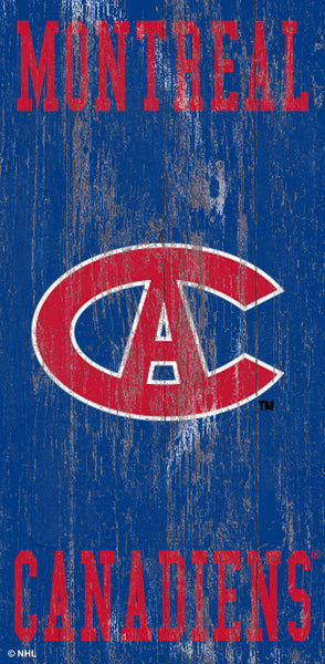 Wholesale NHL / H0786-Heritage Name 6x12 / H0786-Montreal Canadiens