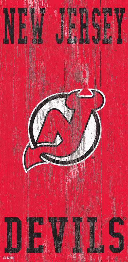 Wholesale NHL / H0786-Heritage Name 6x12 / H0786-New Jersey Devils