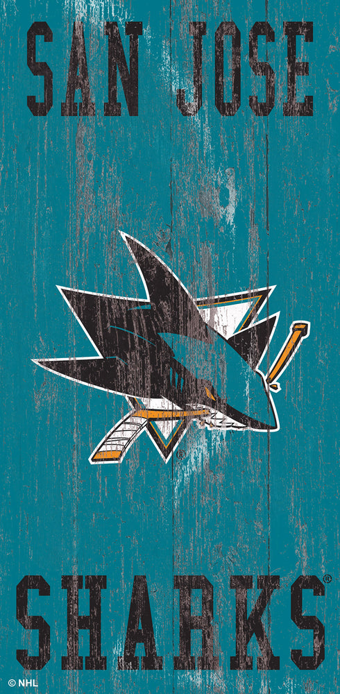 Wholesale NHL / H0786-Heritage Name 6x12 / H0786-San Jose Sharks
