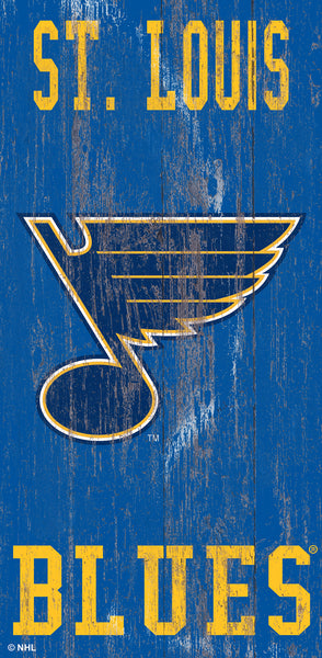 Wholesale NHL / H0786-Heritage Name 6x12 / H0786-St. Louis Blues