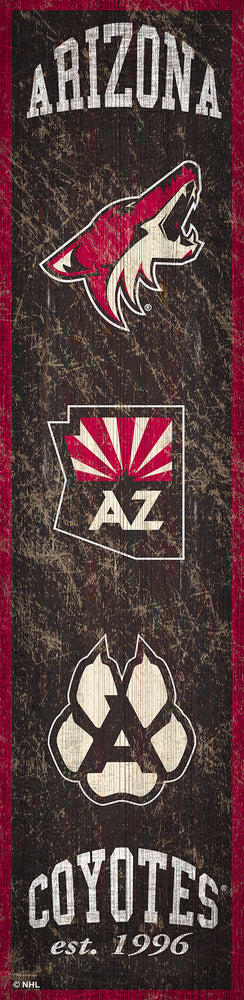 Wholesale NHL / H0787-Heritage Banner 6x24 / H0787-Arizona Coyotes