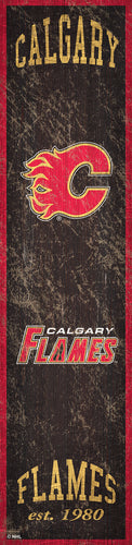 Wholesale NHL / H0787-Heritage Banner 6x24 / H0787-Calgary Flames