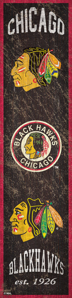 Wholesale NHL / H0787-Heritage Banner 6x24 / H0787-Chicago Blackhawks