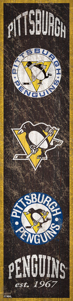 Wholesale NHL / H0787-Heritage Banner 6x24 / H0787-Pittsburgh Penguins