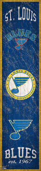 Wholesale NHL / H0787-Heritage Banner 6x24 / H0787-St. Louis Blues
