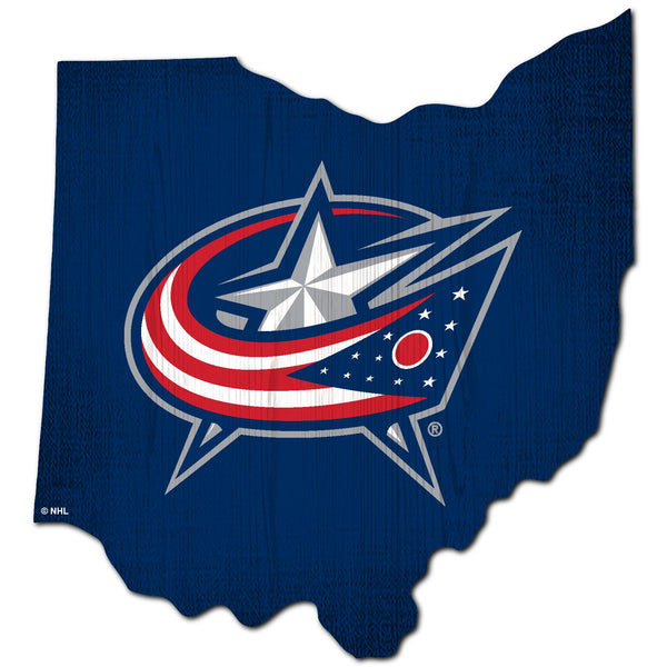 Wholesale NHL / H0838-Color States 12in / H0838-Columbus Blue Jackets